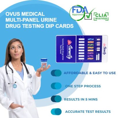 multi panel urine dip card drug test - ovus medical