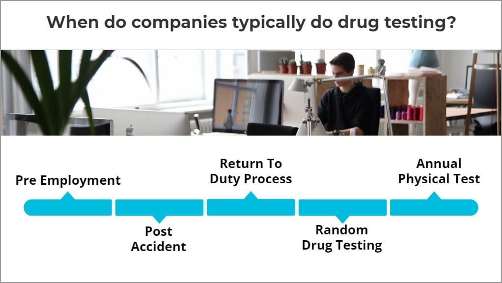 ovus medical When do companies typically do drug testing_