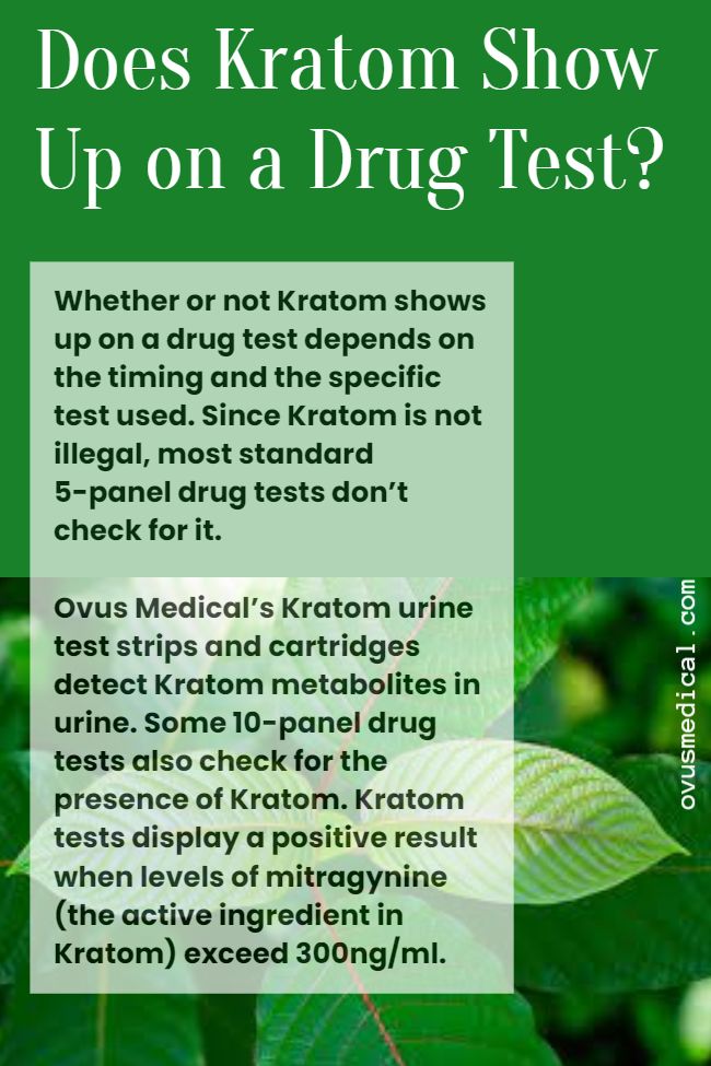 Does Kratom Show Up on a Drug Test