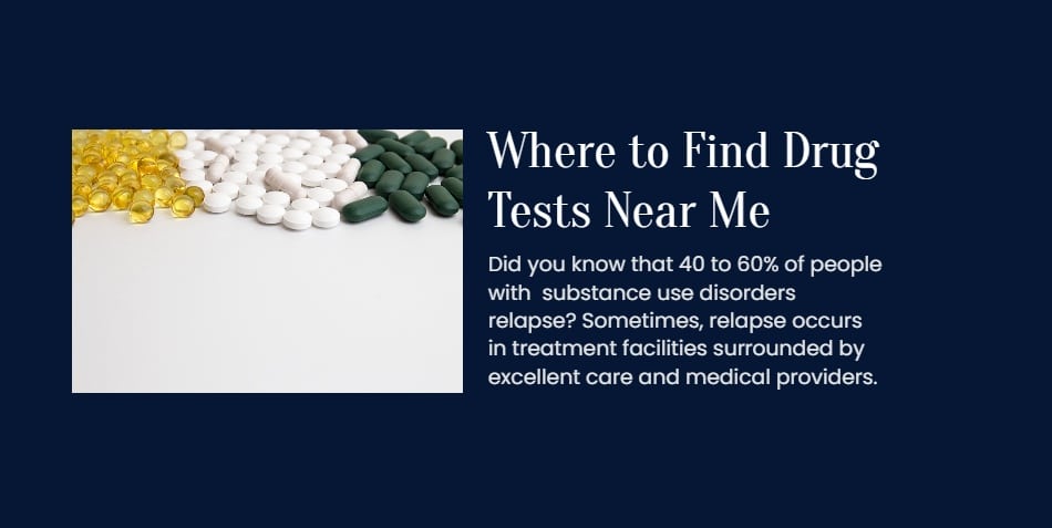 Where to Find Drug Tests Near Me