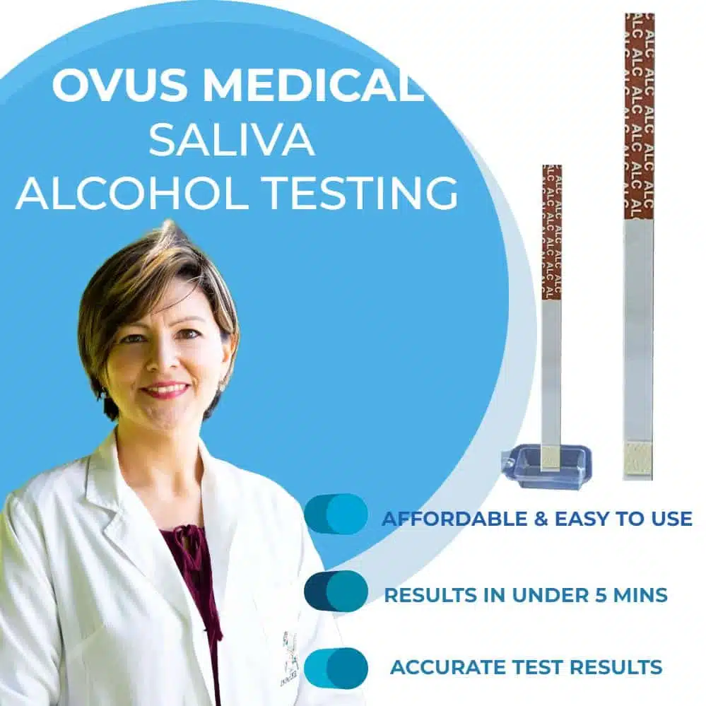 OVUS MEDICAL SALIVA ALCOHOL TESTS
