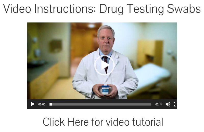 ovusmedical.com drug testing oral swabs visual instructions
