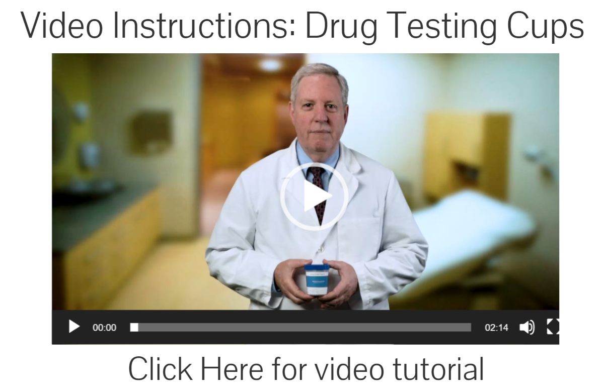 Video Instructions Drug Testing Cups ovusmedical.com