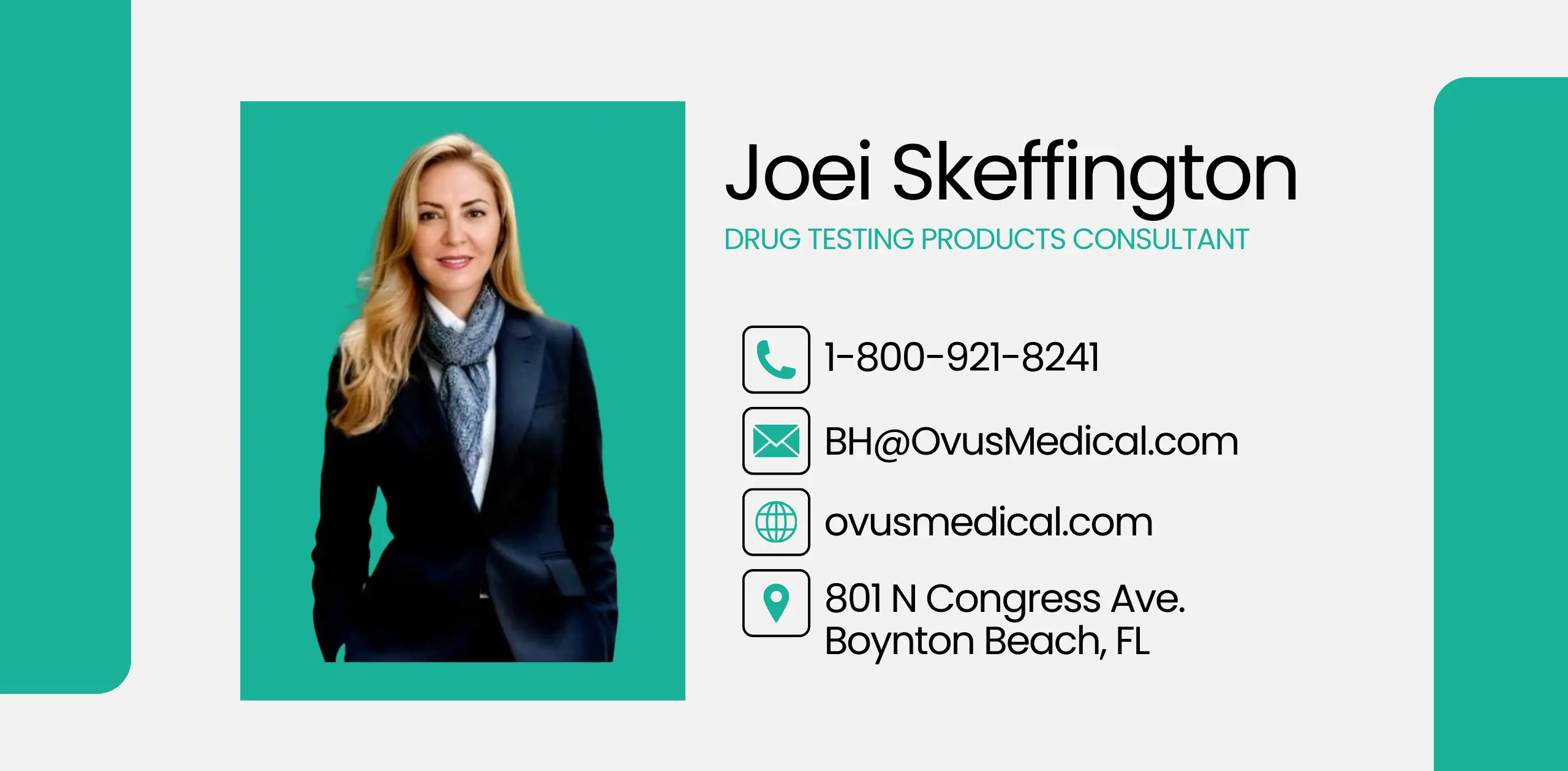 Ovus medical contact information for drug testing products