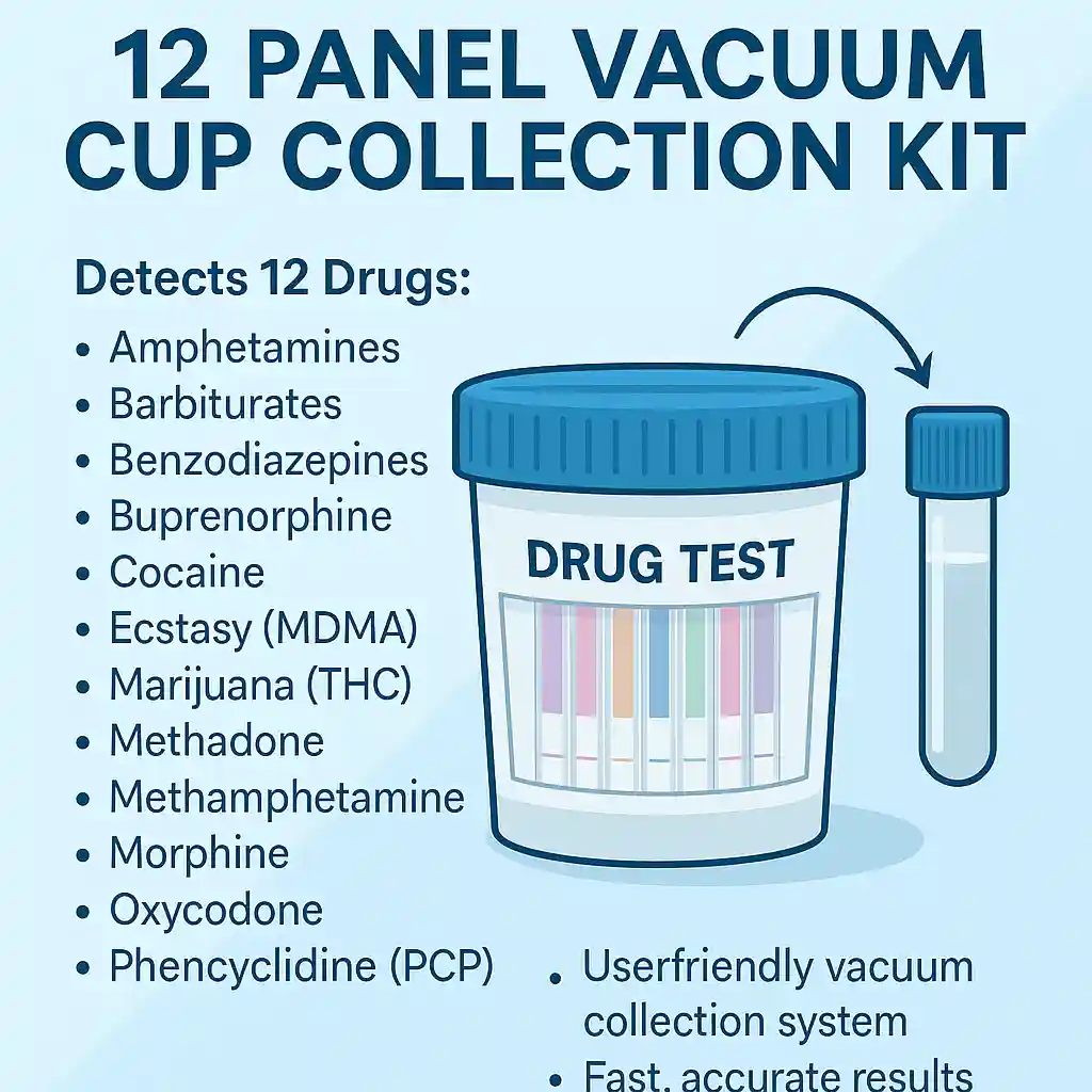 12 Panel Vacuum Cup Collection Kit ovusmedical.com