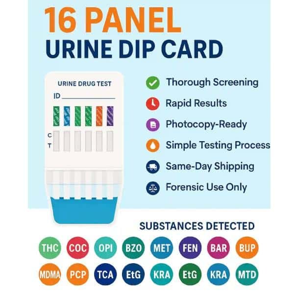 16 panel urine dip card ovusmedical.com
