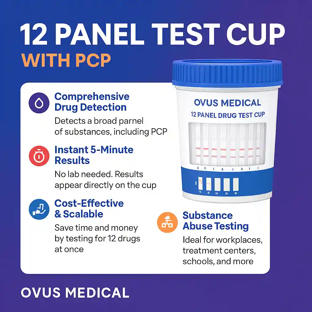 12 panel test cup