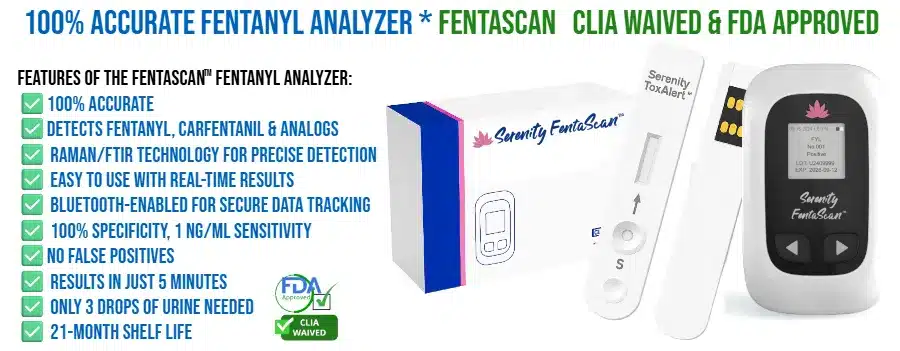 OVUSMEDICAL.COM 100% ACCURATE FENTANYL ANALYZER _ FENTASCAN - CLIA WAIVED & FDA APPROVED