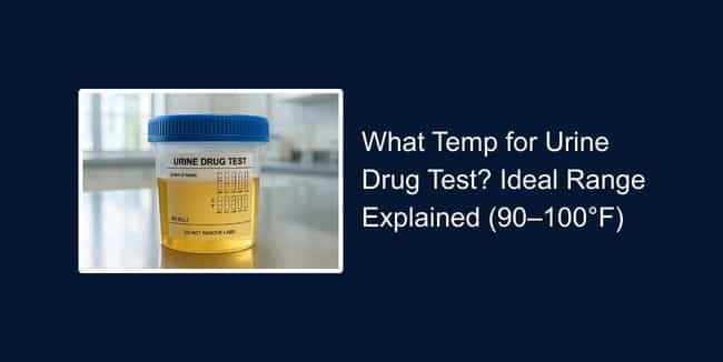 What Temp for Urine Drug Test