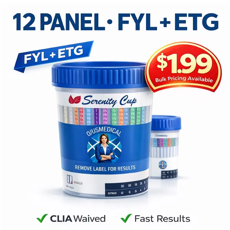 ovusmedical.com 12 panel with fyl and etg drug test cup